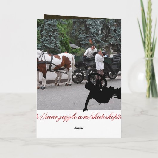 BMX FEIERTAGSKARTE (Rückseite)