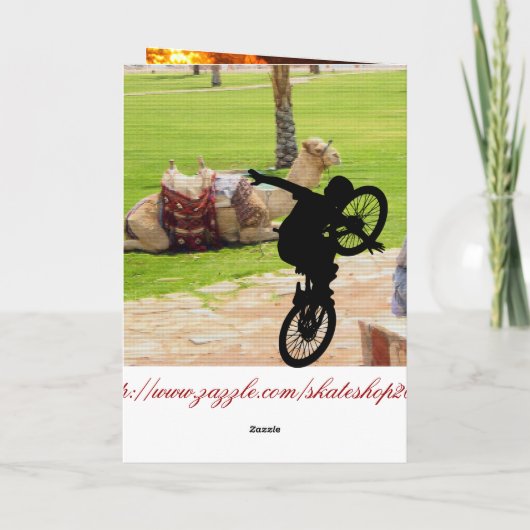 BMX FEIERTAGSKARTE (Rückseite)