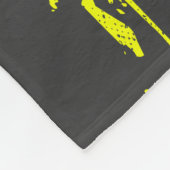 Bmx Flatland - Gray Grunge Bmx Fleece Blanket (Ecke)