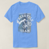 BMX Freestyle Bike Estland Flaggen Fahrradfahren B T-Shirt (Design vorne)