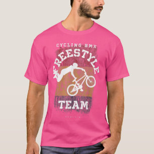 BMX Freestyle Bike Rumänien Flag Radfahren BMX T-Shirt