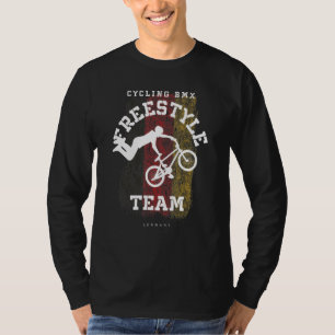 BMX Freestyle Fahrrad Deutschland Flagge Radfahren T-Shirt
