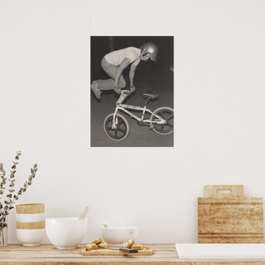 BMX Freestyle Reiter, 1986 Poster (Küche)