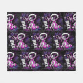 Bmx Freestyle Trick Jump - Bmx Fleece Blanket (Vorderseite (Horizontal))