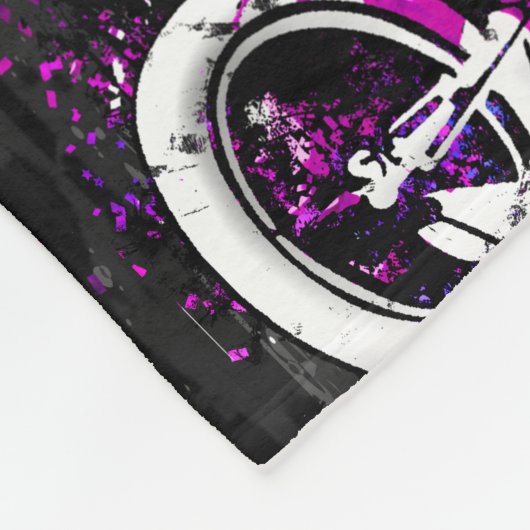 Bmx Freestyle Trick Jump - Bmx Fleece Blanket (Ecke)