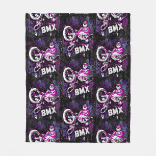 BMX-Freestyle-Trick-Jump - BMX-Fleece-Decke Fleecedecke