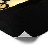 BMX Freestyler Jump Stunt Poster (Ecke)