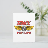 BMX für das Leben Postkarte (Stehend Vorderseite)