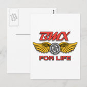BMX für das Leben Postkarte (Vorne/Hinten)