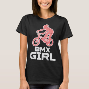 BMX Girl Niedlich Biker Racing Biker Wo T-Shirt