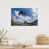 Bmx großer Luftsprung Poster (Küche)