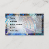 BMX in einem Schmutz-Tunnel Visitenkarte (Rückseite)