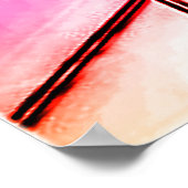 BMX in Lines & Circles Poster (Ecke)