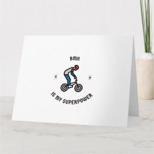 BMX ist meine Superkraft Karte