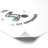 Bmx ist meine Supermacht Fotodruck (Ecke)