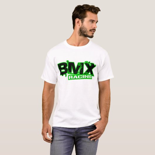 BMX LAUFENDES GRÜN T-Shirt (Vorne ganz)
