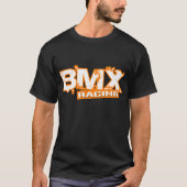BMX LAUFENDES ORANGE WEISS T-Shirt (Vorderseite)