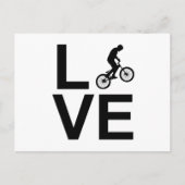 Bmx-Liebe Postkarte (Vorderseite)