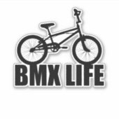 Bmx Life Aufkleber (Vorderseite)