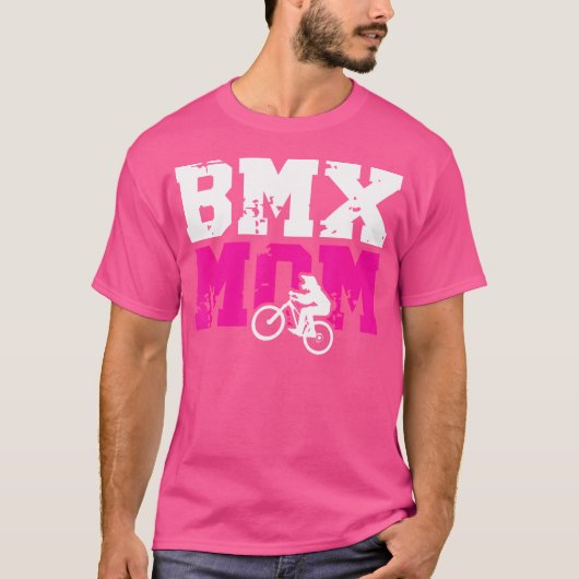 BMX Mama einer BMX-Riderin Proud Bmx Mama T-Shirt (Vorderseite)