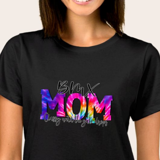 BMX Mama Klasse bis zum Tor stürzt Sonnenrad T-Shirt