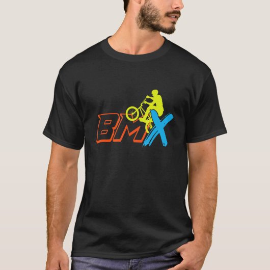 BMX Motocross Extreme BMX Bike Bicycle Cycling BMX T-Shirt (Vorderseite)