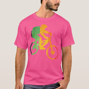 Bmx Mountain Bike Bike Wandern im Val Piora T-Shirt