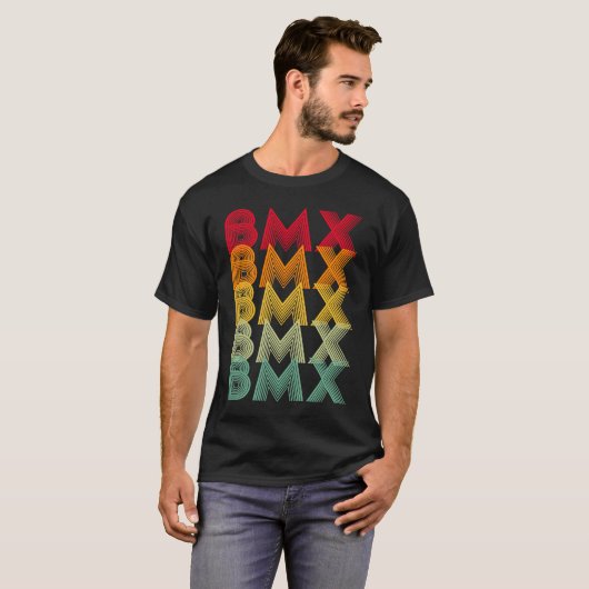 BMX Mountain Bike Radfahren Extremsport B T-Shirt (Vorne ganz)
