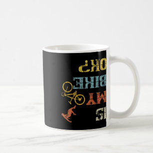 Bmx Mountainbike Dirt Race Retro Biker Ist Mein Bi Kaffeetasse