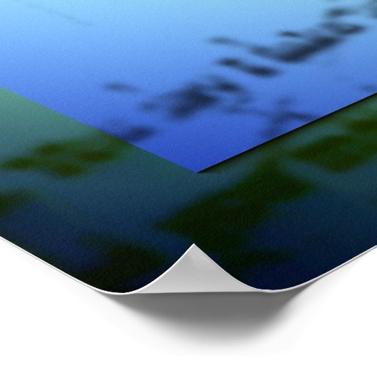 BMX Mountainbike Poster (Ecke)