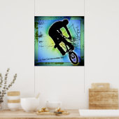 BMX Mountainbike Poster (Küche)
