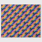 BMX nach hinten gedreht Geschenkpapier (Flach)