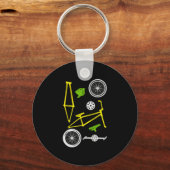 BMX Parts Extreme Sport Stunt Fahrradfahrer Gesche Schlüsselanhänger (Vorderseite)