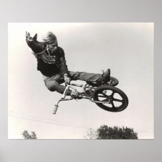 BMX Print der Alten Schule Poster