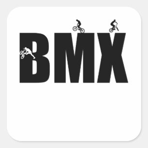 Bmx Quadratischer Aufkleber