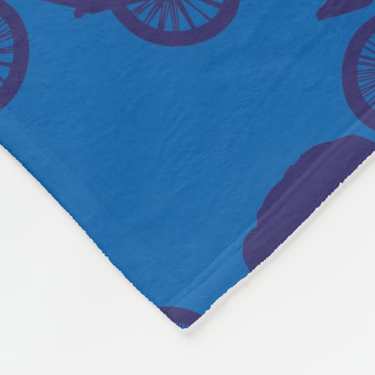 BMX-Radfahrer Fleecedecke (Ecke)