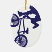 BMX Radfahrer Keramik Ornament (Vorne)