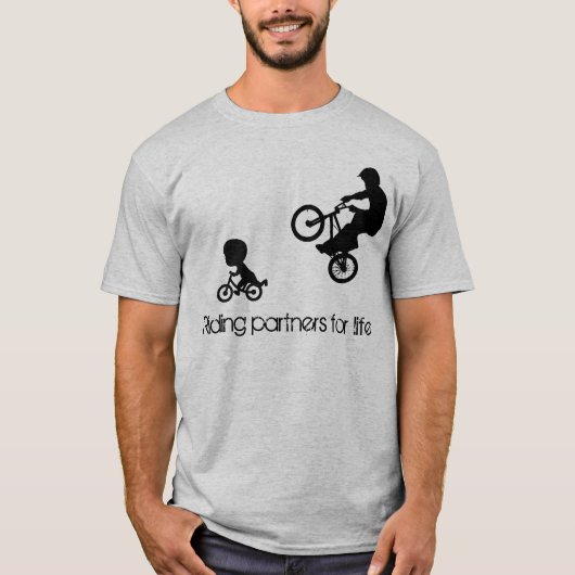 BMX Reiten Partners Vati-T - Shirt (Vorderseite)