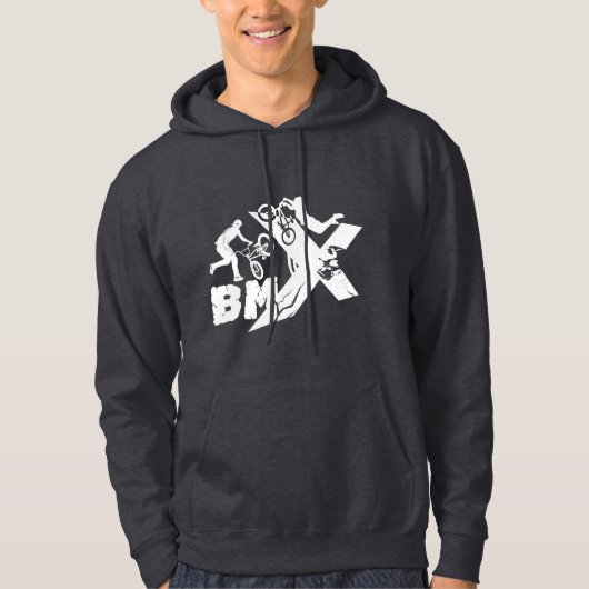 BMX Reiter Hoodie (Vorderseite)