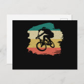 BMX Retro-Geschenk Postkarte (Vorne/Hinten)