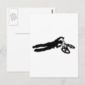 BMX Rider_2 Postkarte (Vorne/Hinten)