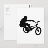 BMX Rider_3 Postkarte (Vorne/Hinten)