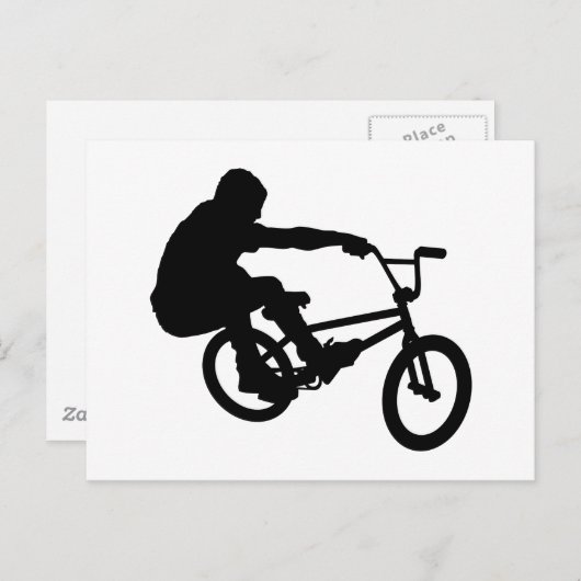 BMX Rider_3 Postkarte (Vorne/Hinten)