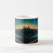 BMX Rider am Waldrand Kaffeetasse (Mittel)