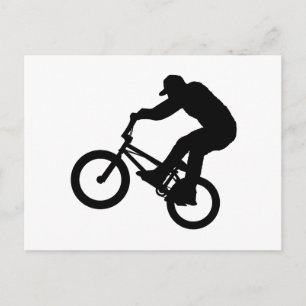 BMX Rider Postkarte