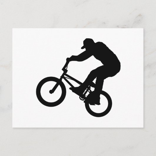 BMX Rider Postkarte (Vorderseite)