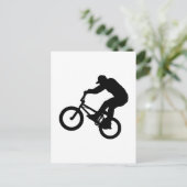 BMX Rider Postkarte (Stehend Vorderseite)