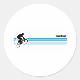BMX - Rollen Runder Aufkleber