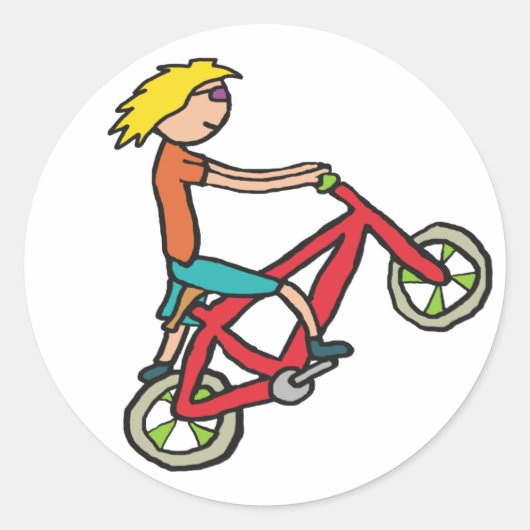 BMX RUNDER AUFKLEBER (Vorderseite)