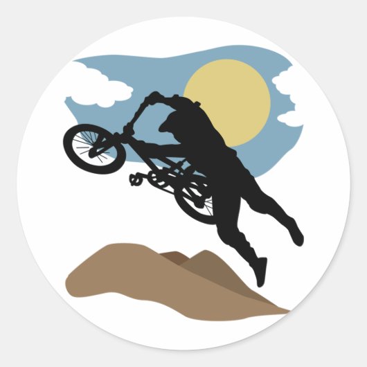 BMX RUNDER AUFKLEBER (Vorderseite)